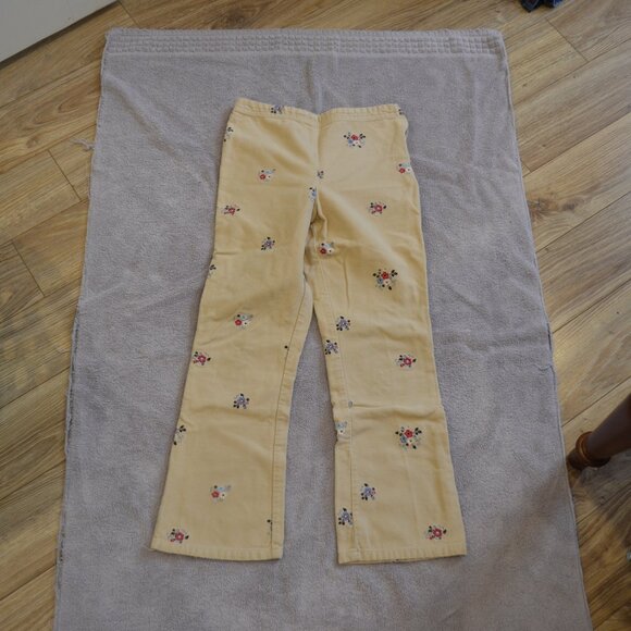 Beige Flower Gymboree Pants - Picture 1 of 3
